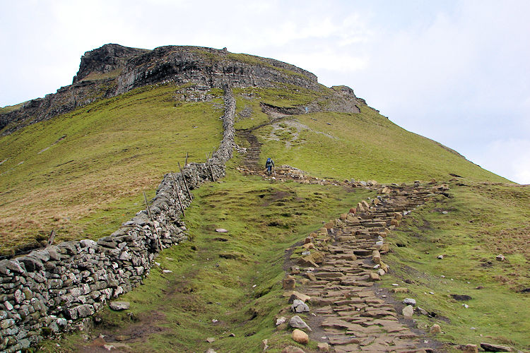 The south face of Pen-y-ghent