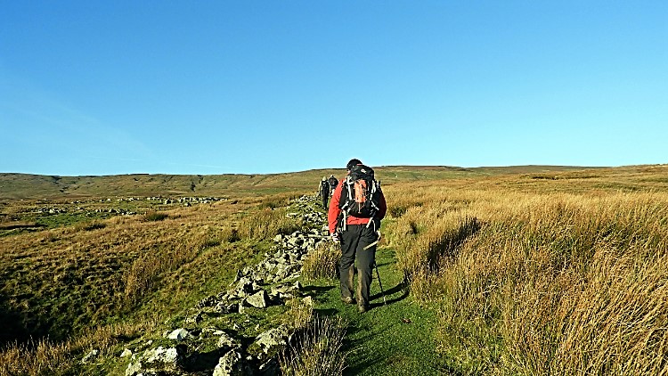 Beginning the climb to Fountain's Fell