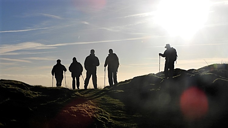 Silhouette's on the fell