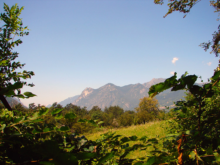 A super view of Monte Di Tremezzo from the Codogna to Rogolone track