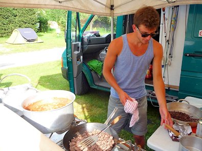 Head chef and all round good guy Lewis