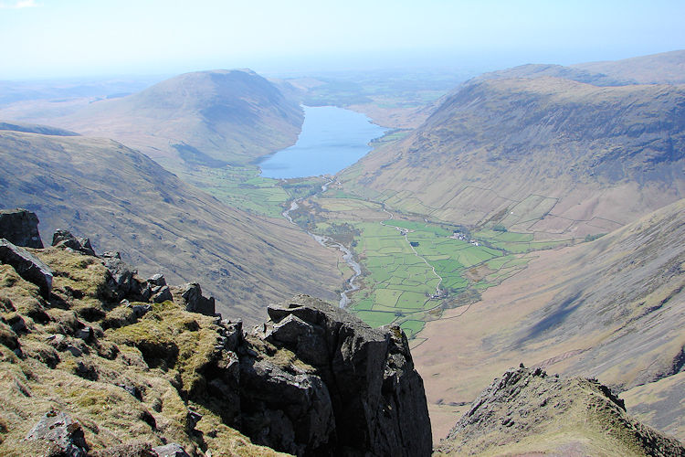 Wast Water and Wasdale as seen from Great Gable