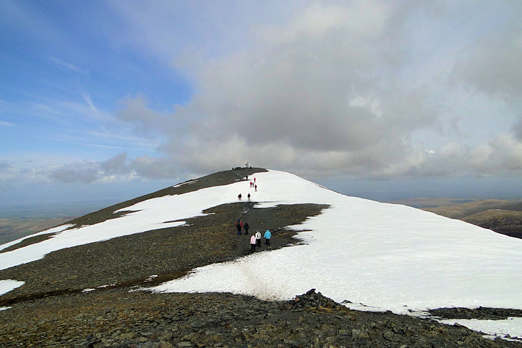 The top plateau of Skiddaw