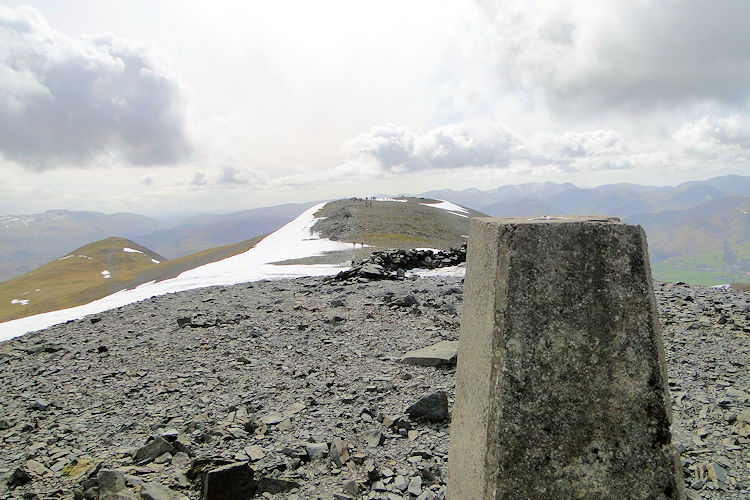 Little Man as seen from Skiddaw trig point