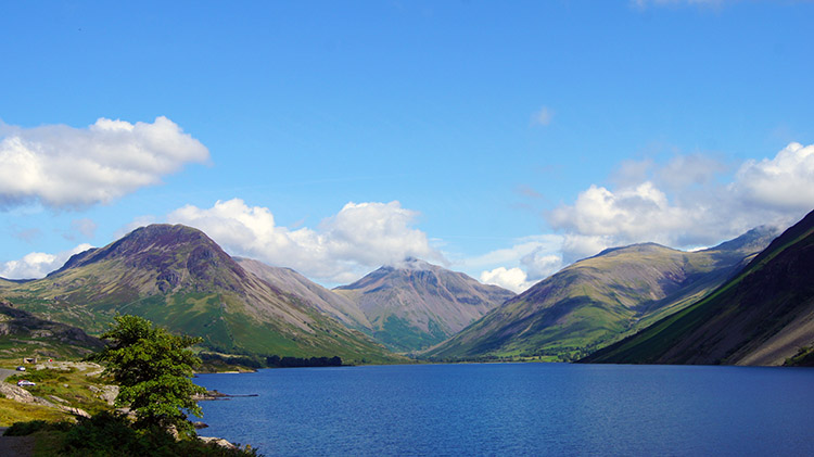 Classic view of Wast Water and Wasdale Head