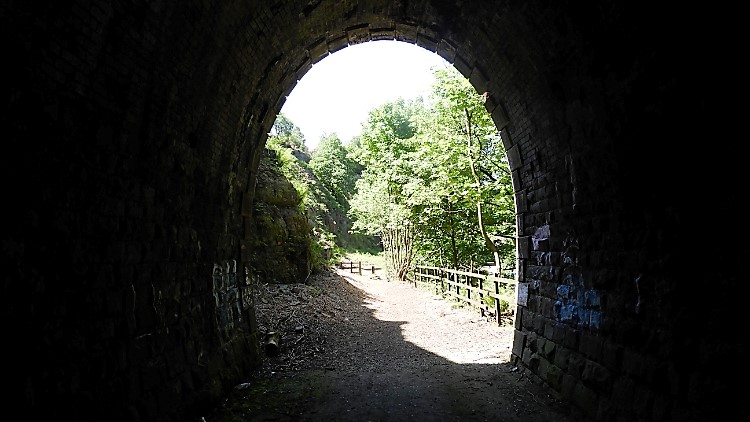 Tunnel on the Irwell Sculpture Trail