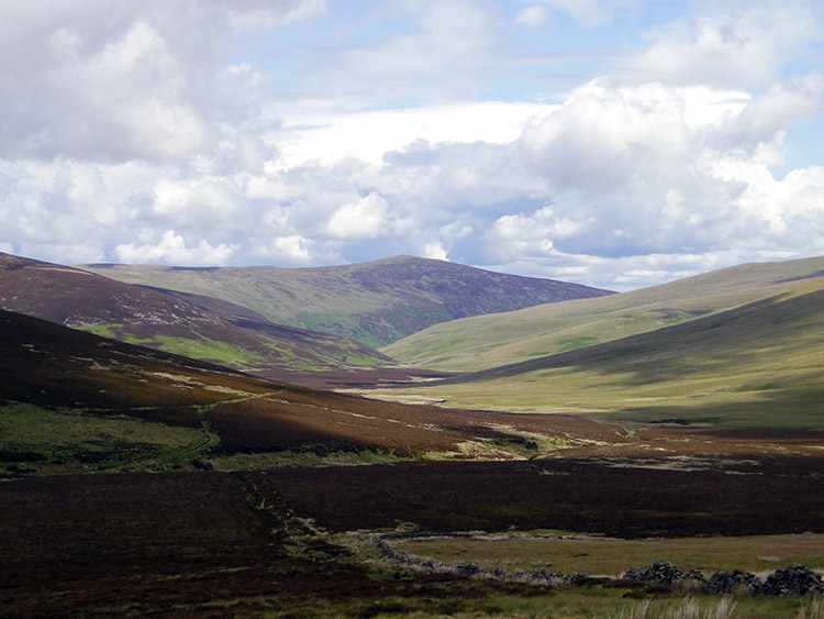 The view north east from Skiddaw House