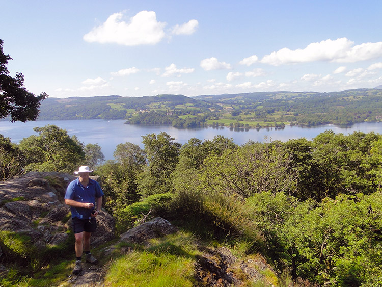 Tim at Jenkin's Crag