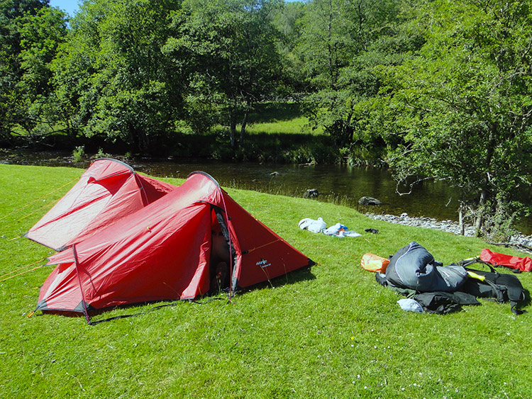 Campsite by the River Kent