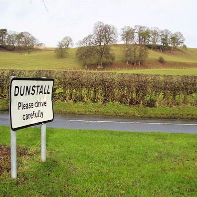Rolling countryside at Dunstall