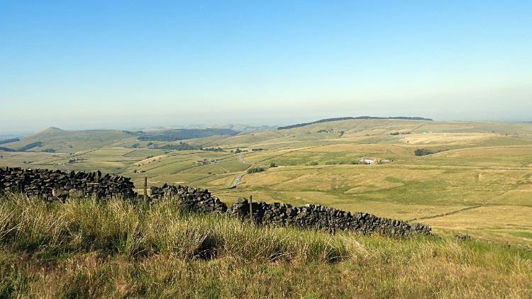 View west from Shining Tor to Macclesfield Forest