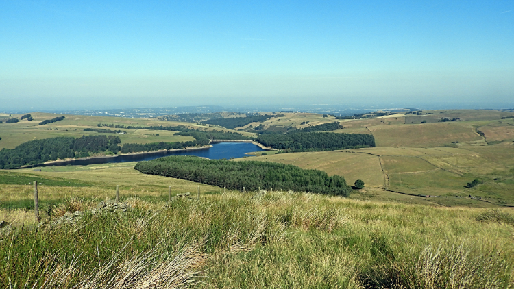 View from Andrew's Edge to Lamaload Reservoir