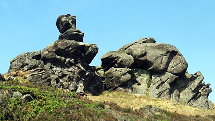 Outcrops of Ramshaw Rocks