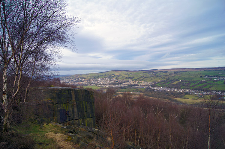 View of Airedale from Druid's Altar