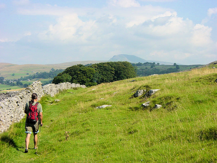 Crossing the fells east of Langcliffe