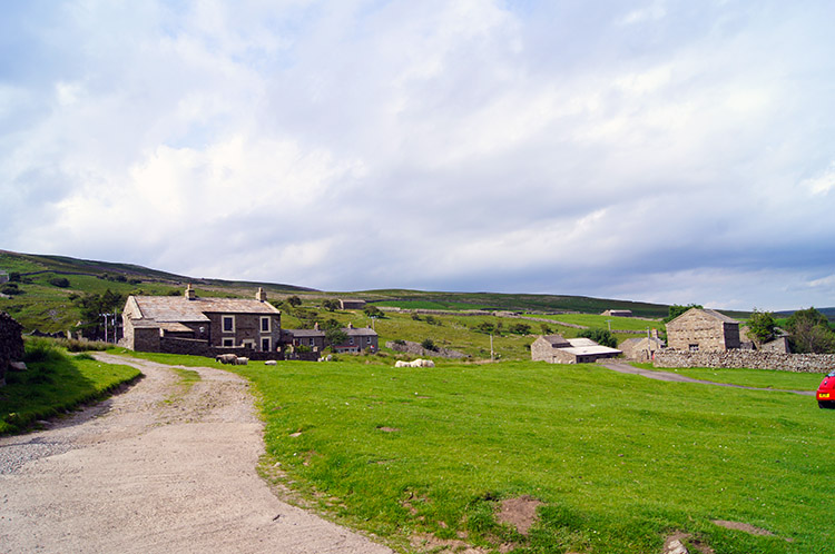 The hamlet of Blades in Swaledale