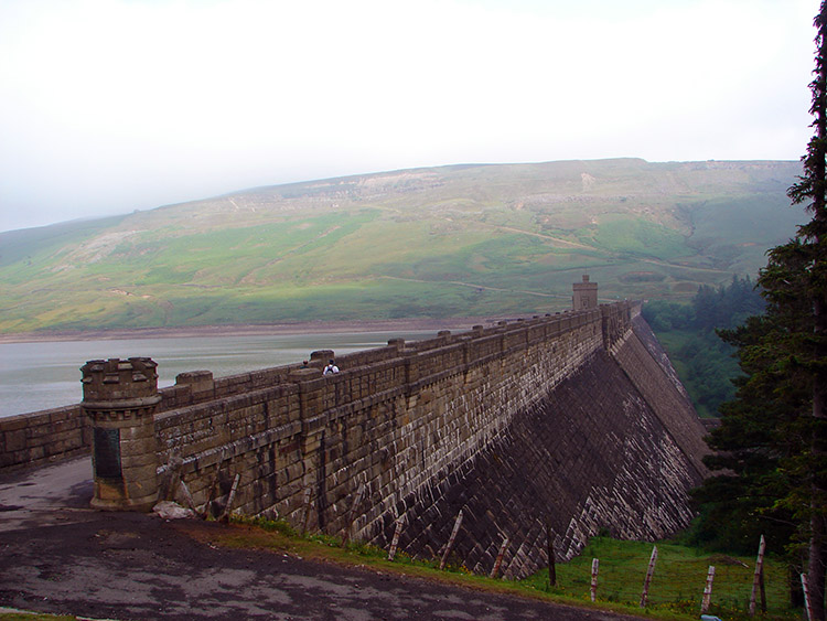 Dam of Scar House Reservoir