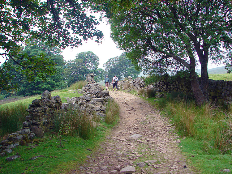 Starting to climb from Scar House Reservoir