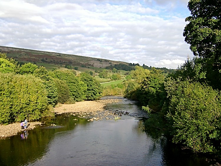 View to the River Swale from Grinton Bridge