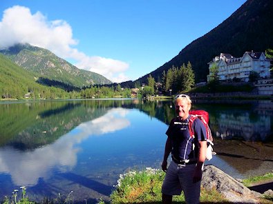 The lake and Champex