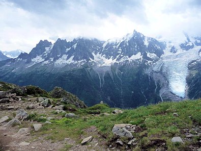 Les Bossons glacier