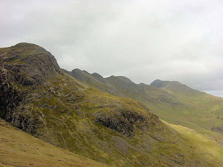 Great Knott with Crinkle Crags beyond