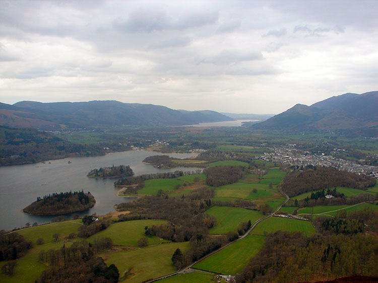 The view from Walla Crag