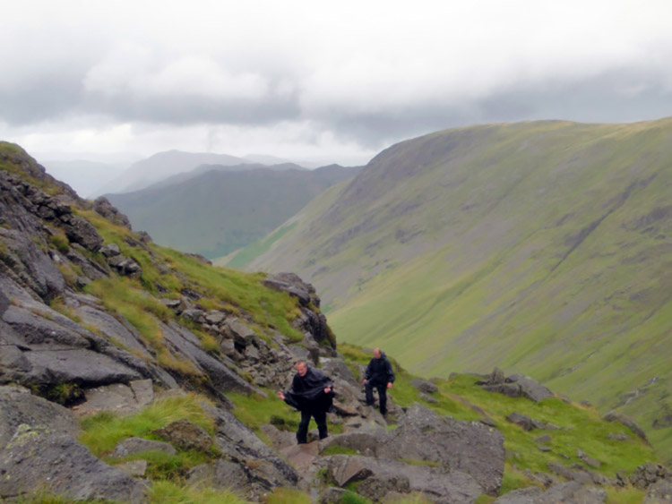 Climbing to the summit of Stony Cove Pike