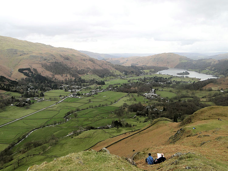 View to Grasmere from Helm Crag