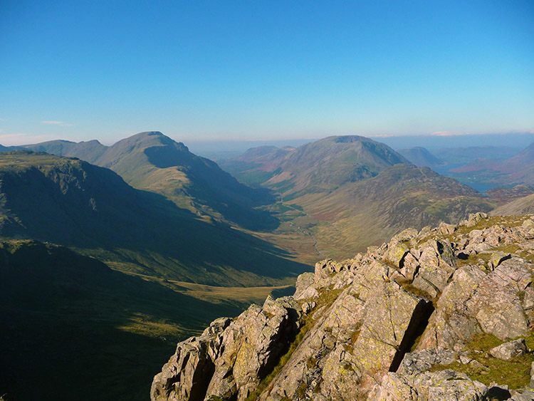 The Ennerdale valley as seen from Green Gable