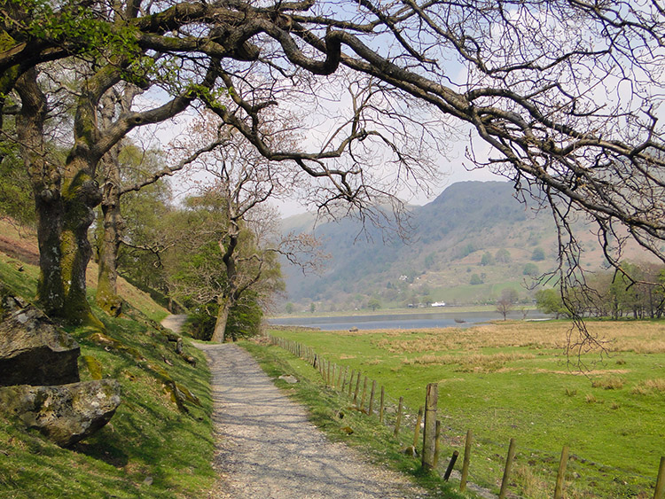 The path alongside Brothers Water