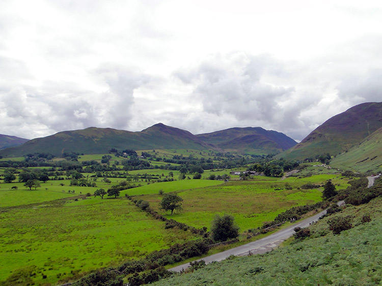 Newlands Valley as seen from near Uzzicar