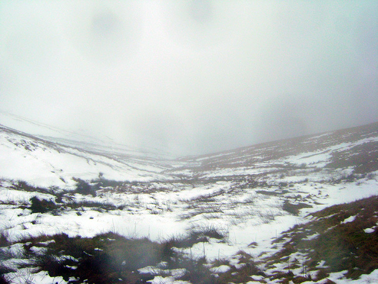 The whiteout of Mungrisdale Common