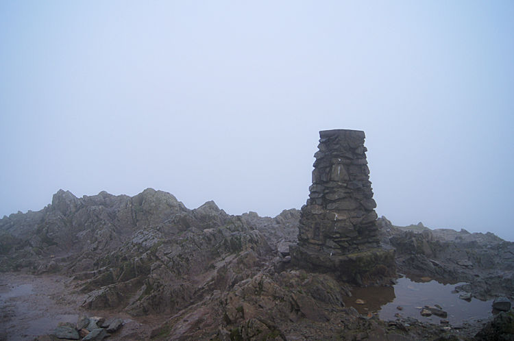 The summit of Loughrigg Fell