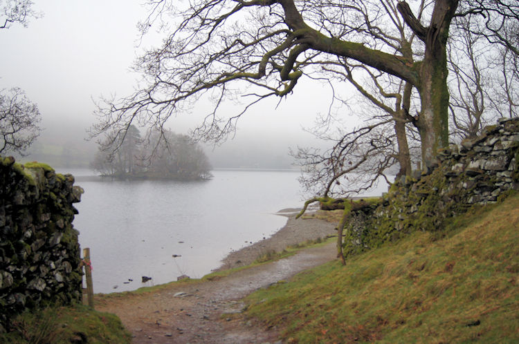 Lakeside path beside Rydal Water