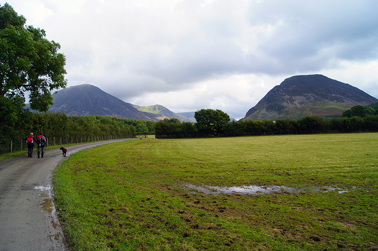 The track from Loweswater to Maggie's Bridge