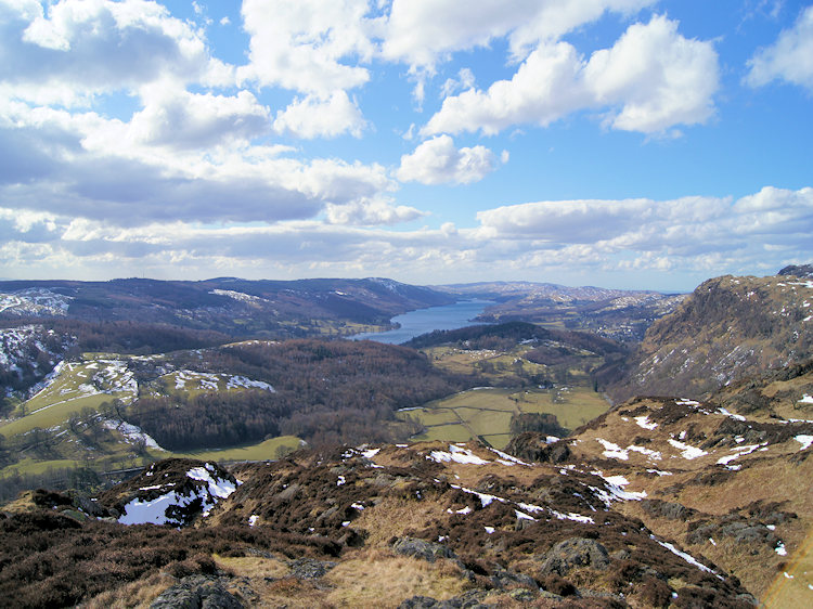 The view south from the summit of Holme Fell