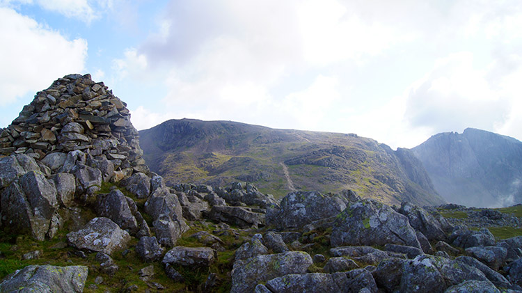 Summit cairn on Lingmell