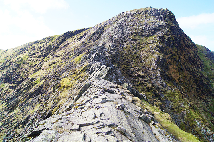 View to Foule Crag from Sharp Edge