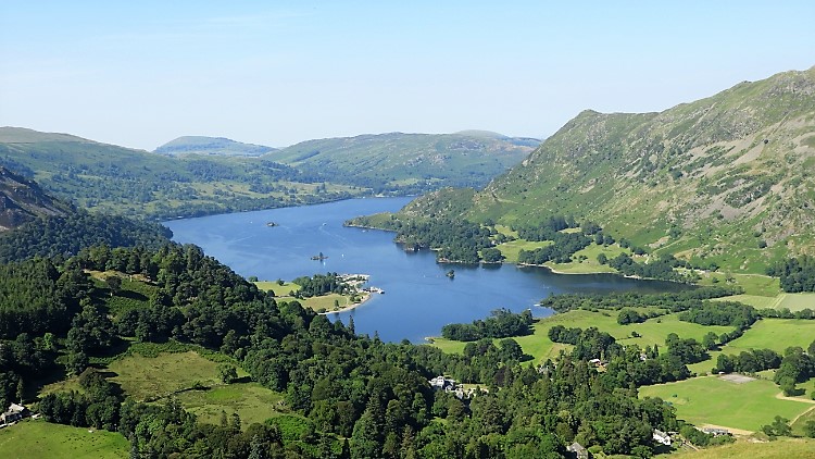The view to Ullswater from Birks