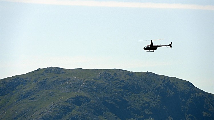 Helicopter over Angletarn Pikes