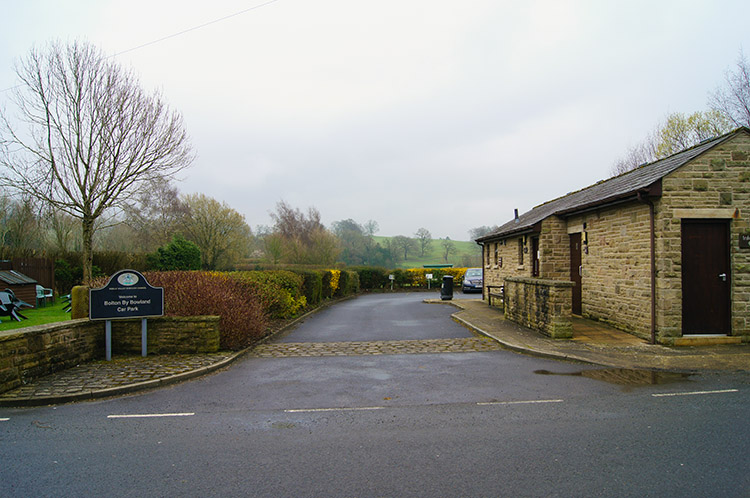 Conveniences and car park in Bolton-by-Bowland