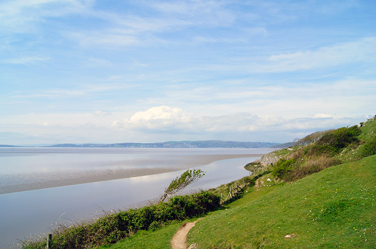 The view to Morecambe Bay from Jack Scout