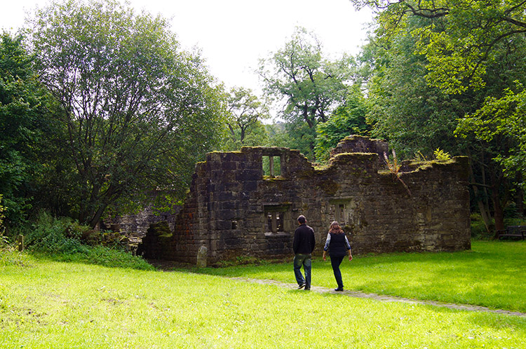 The ruins of Wycoller Hall