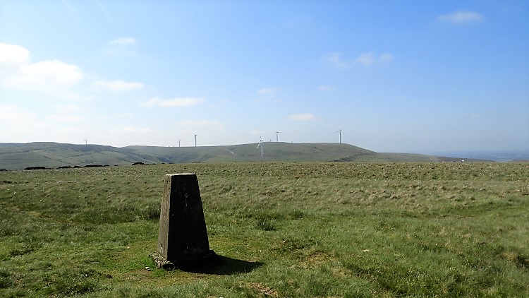 Cowpe Lowe trig pillar