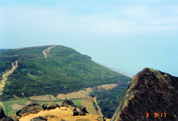 The Cleveland Way as seen from Wainstones