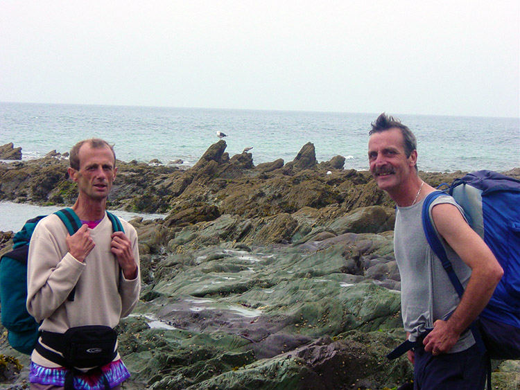 Dave and Steve at Salter Rocks