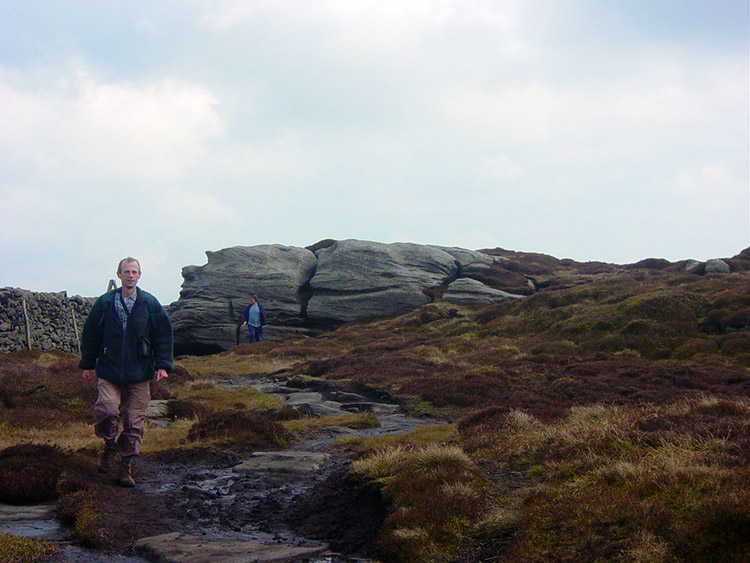 Great shapely outcrops are found on Embsay Moor