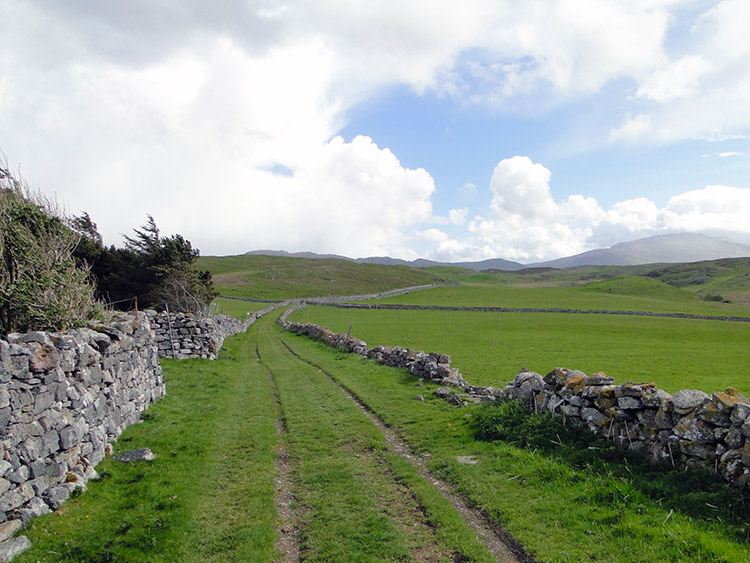 The track south from Balnakeil Craft village