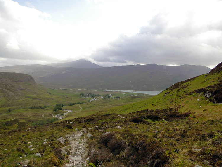 End of long day in sight, Inchnadamph and Loch Assynth